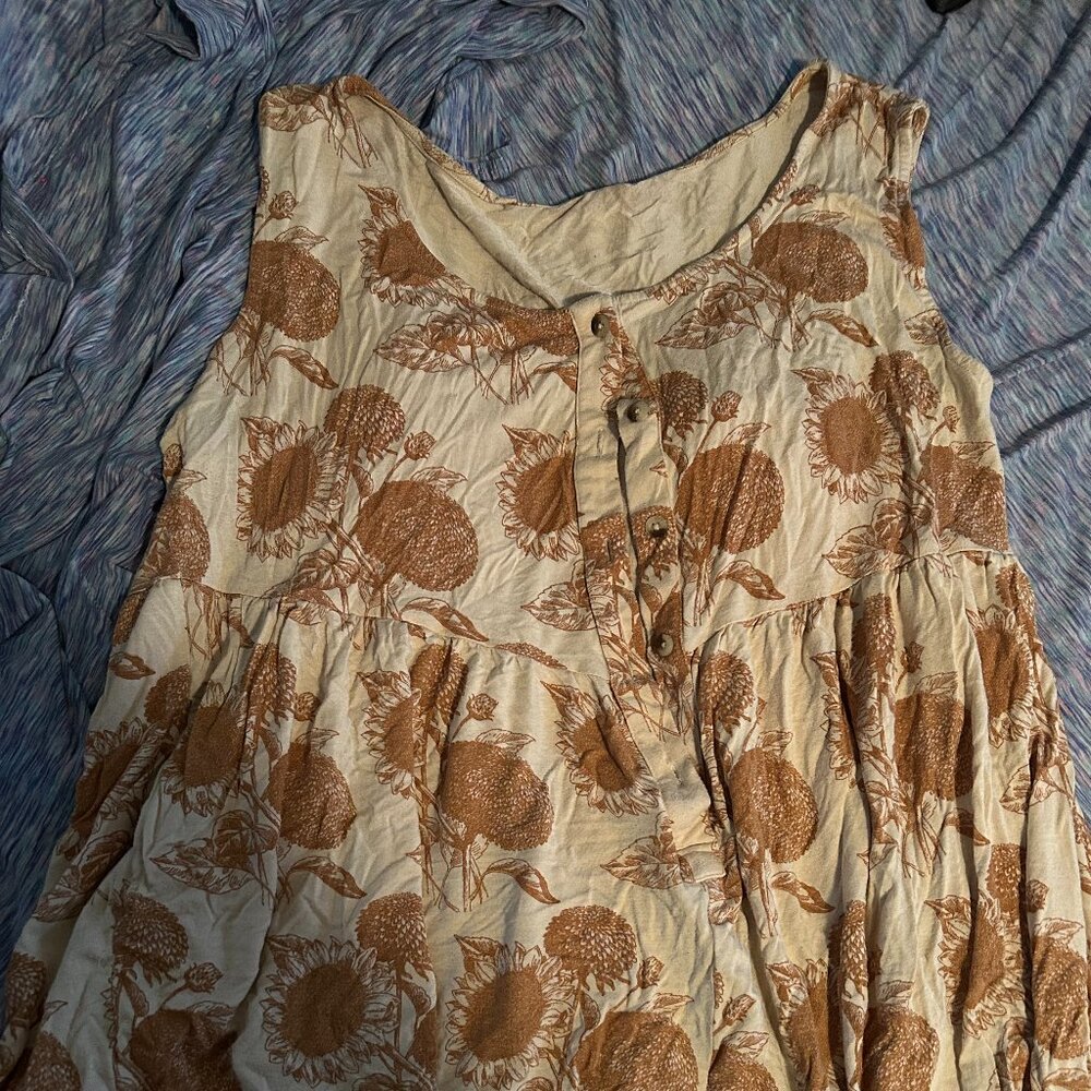 kate quinn sunflower jumpsuit | euc | xxl